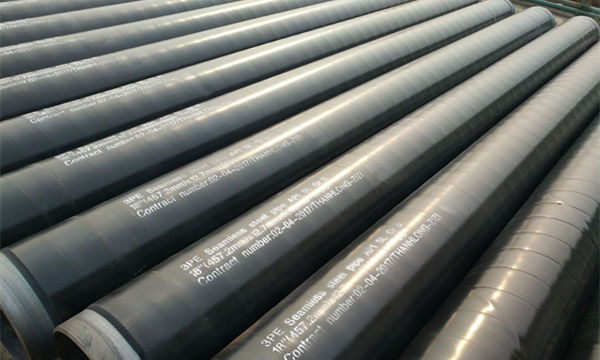 Manufacturer ZZ provides 18 Inch API 5L B seamless steel pipe with 3PE coating for Vietnam 