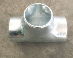 Galvanized Straight Tee Manufacturer