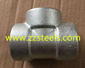 ASTM A105N Equal Tee SW Galvanized