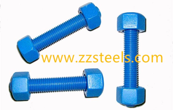 Stud Bolts Fluorocarbon Coated