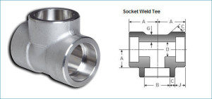 ASTM A105N Equal Tee Dimensions