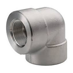NPT 1" 3000# Threaded 45° Elbow A105 Forged Steel Pipe Fitting <FS020621NS 