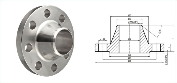 Stainless Steel WN Flange Stockholder