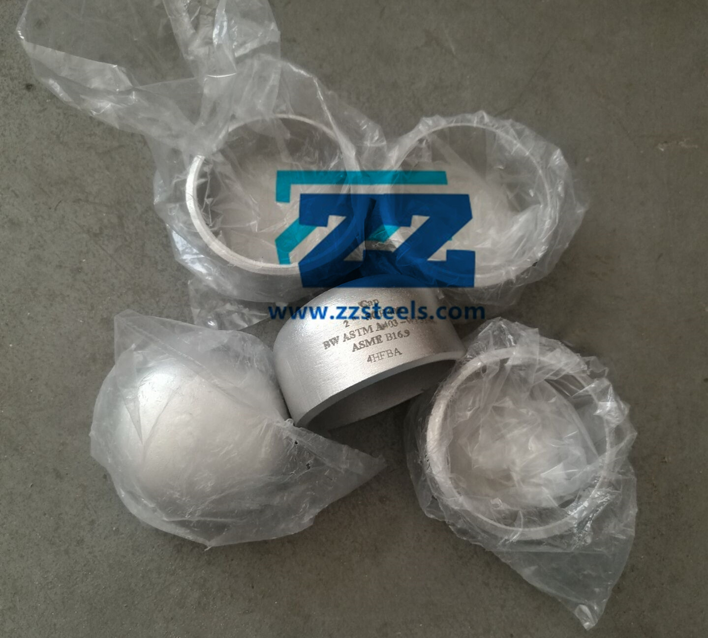 2 Stainless Steel Pipe Cap