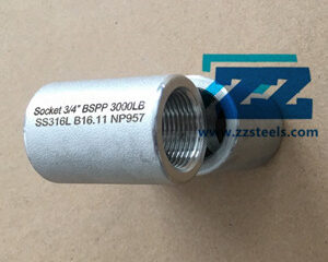 Threaded Coupling 3/4” Class 3000