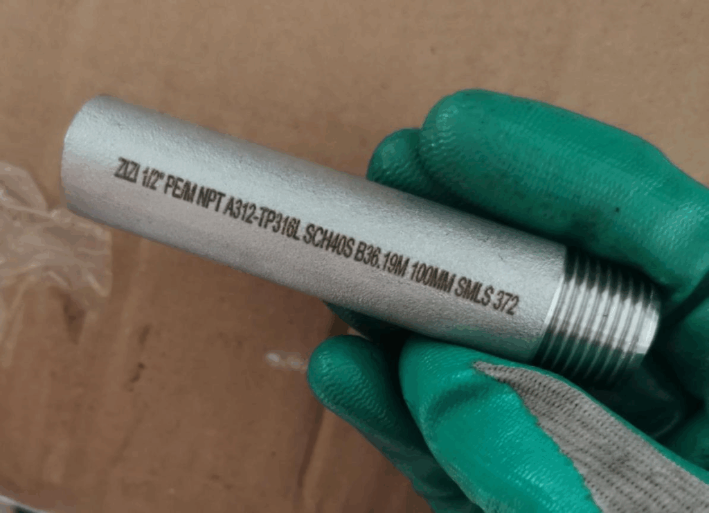 One end threaded nipple