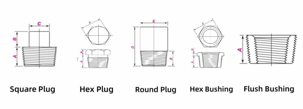 Stainless Steel Threaded Pipe Fittings 