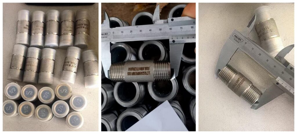 316 Stainless Steel Threaded Nipple 