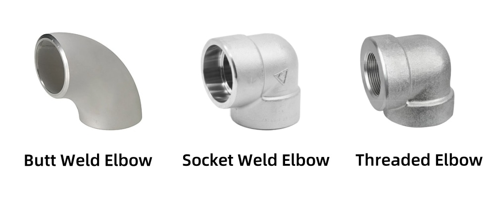 Stainless steel 90 degree elbows