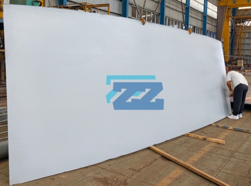 after coating shell plate
