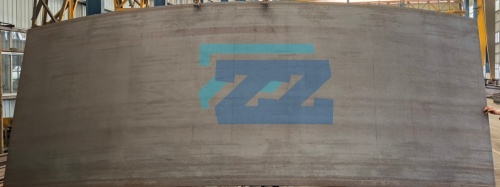befor coating shell plate